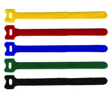 Хомут-липучка Lanmaster LAN-VCM180-GN 180x12мм (упак:20шт) нейлон/полиэтилен внутри помещений зеленый