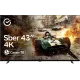Телевизор LED Sber 43" SDX-43U4124 Салют ТВ черный 4K Ultra HD 60Hz DVB-T DVB-T2 DVB-C DVB-C2 DVB-S DVB-S2 USB 2.0 WiFi Smart TV
