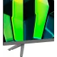 Телевизор LED Sber 43" SDX-43U4014 Салют ТВ серебристый 4K Ultra HD 60Hz DVB-T DVB-T2 DVB-C DVB-C2 DVB-S DVB-S2 USB 2.0 WiFi Smart TV