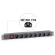 Блок распределения питания Sysmatrix PD 0802.000 гор.размещ. 8xSchuko базовые 16A C14