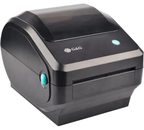 Термопринтер G&G GG-D410 203dpi 152мм/с/USB для печ.накл. черный Термопринтер G&G GG-D410 203dpi 152мм/с/USB для печ.накл. черный