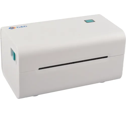 Термопринтер G&G GG-D420 203dpi 152мм/с/USB для печ.накл. белый Термопринтер G&G GG-D420 203dpi 152мм/с/USB для печ.накл. белый