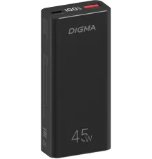 Мобильный аккумулятор Digma DGPF10E 10000mAh QC3.0/PD3.0 45W 4.5A USB-A/USB-C черный (DGPF10E45ABK)