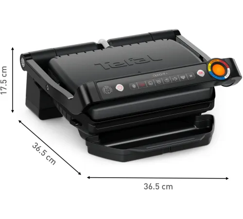 Электрогриль Tefal Optigrill+ GC717810 2000Вт черный/серый Электрогриль Tefal Optigrill+ GC717810 2000Вт черный/серый