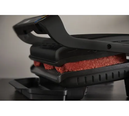 Электрогриль Tefal Optigrill+ GC717810 2000Вт черный/серый Электрогриль Tefal Optigrill+ GC717810 2000Вт черный/серый