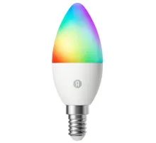 Умная лампочка Яндекс, Е14, RGB, 520 Лм, Matter over Wi-Fi