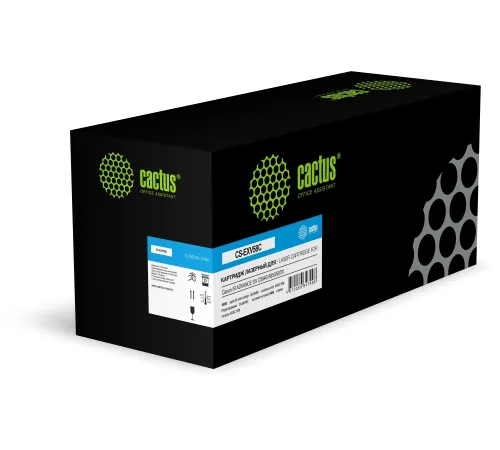 Картридж лазерный Cactus CS-EXV58C голубой (60000стр.) для Canon IR ADVANCE DX C5840i/5850/5870I