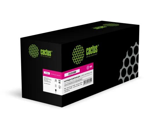 Картридж лазерный Cactus CS-EXV58M пурпурный (60000стр.) для Canon IR ADVANCE DX C5840i/5850/5870I