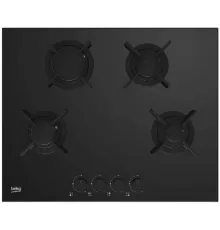 Газовая варочная поверхность Beko HING642202SB черный