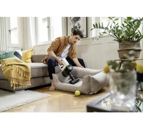 Пылесос ручной Karcher VC 4 Cordless myHome Pet 140Вт черный/белый Пылесос ручной Karcher VC 4 Cordless myHome Pet 140Вт черный/белый