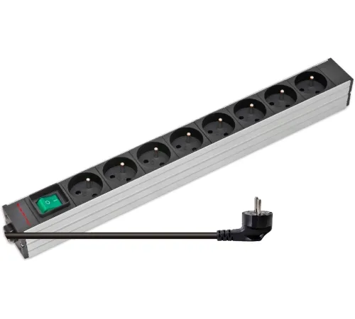Блок распределения питания Sysmatrix PD 0804.019 гор.размещ. 8xSchuko базовые 10A Schuko 1.8м