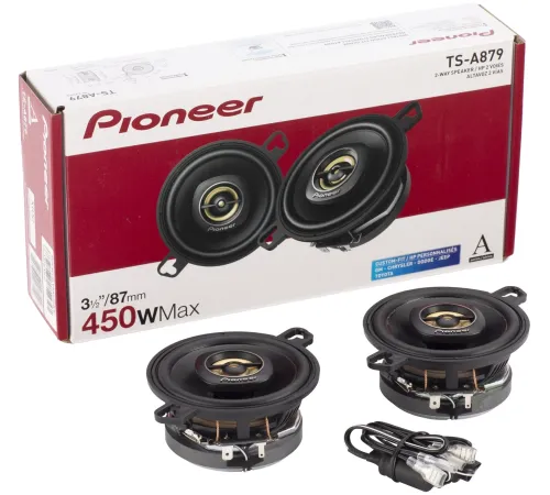 Колонки автомобильные Pioneer TS-A879 (без решетки) 450Вт 85дБ 4Ом 7.6см (3дюйм) (ком.:2кол.) твитер двухполосные Колонки автомобильные Pioneer TS-A879 (без решетки) 450Вт 85дБ 4Ом 7.6см (3дюйм) (ком.:2кол.) твитер двухполосные