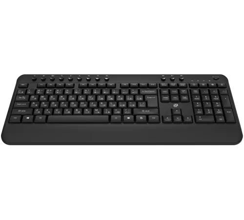 Клавиатура Оклик K257W черный USB беспроводная Multimedia (подставка для запястий) (2070286)