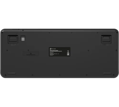Клавиатура Оклик K257W черный USB беспроводная Multimedia (подставка для запястий) (2070286)