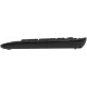 Клавиатура Оклик K257W черный USB беспроводная Multimedia (подставка для запястий) (2070286)