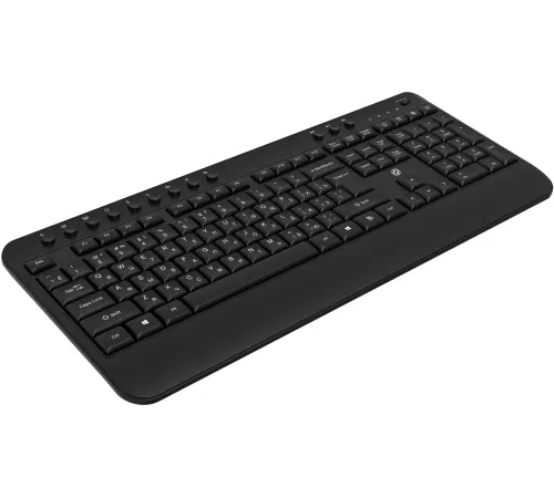 Клавиатура Оклик K257W черный USB беспроводная Multimedia (подставка для запястий) (2070286)