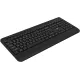Клавиатура Оклик K257W черный USB беспроводная Multimedia (подставка для запястий) (2070286)