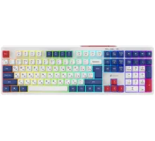 Клавиатура Оклик 725G белый/красный USB Multimedia for gamer LED (2070294)
