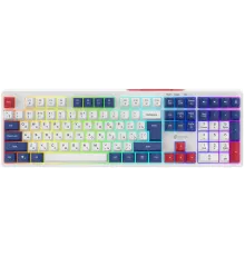 Клавиатура Оклик 725G белый/красный USB Multimedia for gamer LED (2070294)