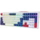Клавиатура Оклик 725G белый/красный USB Multimedia for gamer LED (2070294)