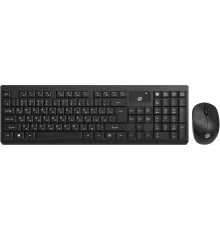 Клавиатура + мышь Оклик S269W клав:черный мышь:черный USB беспроводная slim Multimedia (2070303)