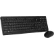 Клавиатура + мышь Оклик S269W клав:черный мышь:черный USB беспроводная slim Multimedia (2070303)