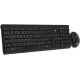 Клавиатура + мышь Оклик S269W клав:черный мышь:черный USB беспроводная slim Multimedia (2070303)
