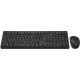 Клавиатура + мышь Оклик S269W клав:черный мышь:черный USB беспроводная slim Multimedia (2070303)