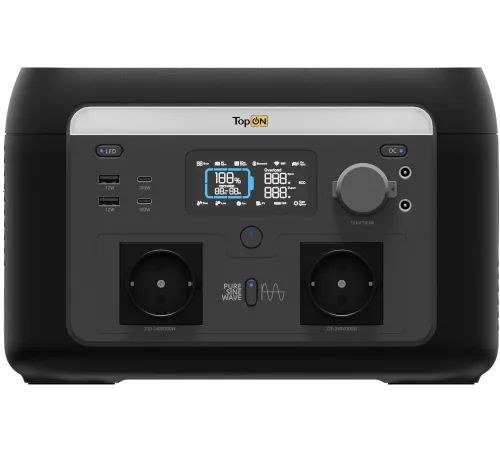 Электростанция портативная TopON Home TOP-H600 160000mAh 3A QC3.0/PD3.0 4xUSB черный/серый (103761) Электростанция портативная TopON Home TOP-H600 160000mAh 3A QC3.0/PD3.0 4xUSB черный/серый (103761)