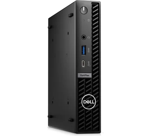 Неттоп Dell Optiplex 7020 Micro i3 14100T (2.7) 8Gb SSD512Gb UHDG 730 Windows 11 Pro GbitEth WiFi BT 90W мышь клавиатура черный (7020-3851)