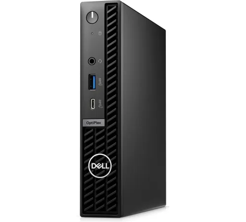 Неттоп Dell Optiplex 7020 Micro i3 14100T (2.7) 8Gb SSD512Gb UHDG 730 Windows 11 Pro GbitEth WiFi BT 90W мышь клавиатура черный (7020-3851)