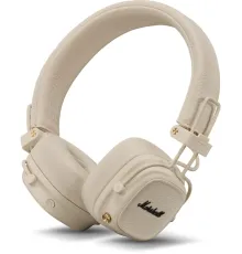 Гарнитура накладные Marshall Major V бежевый беспроводные bluetooth оголовье (MAJOR V CREAM)