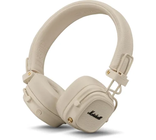 Гарнитура накладные Marshall Major V бежевый беспроводные bluetooth оголовье (MAJOR V CREAM)