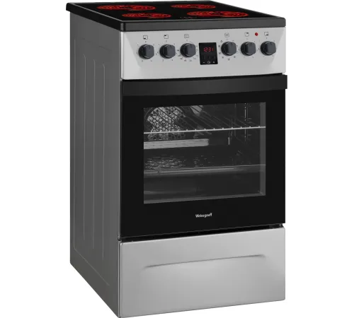 Плита Электрическая Weissgauff WES 2V16 SE Premium Line серебристый стеклокерамика (без крышки)