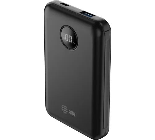 Мобильный аккумулятор Cactus CS-PBFSOA-10000 10000mAh 22.5W 4.5A USB-A/USB-C черный