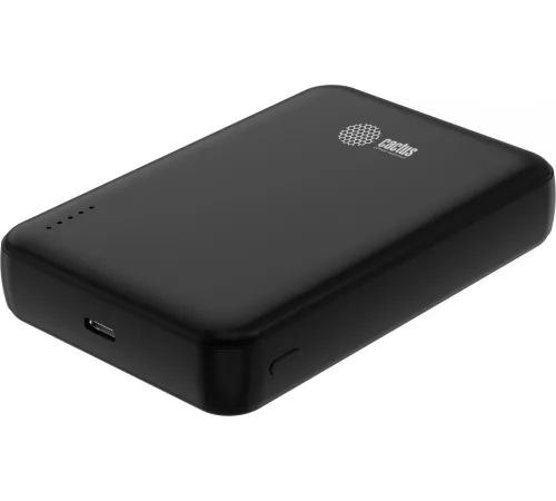 Мобильный аккумулятор Cactus CS-PBFSUA-10000 10000mAh 22.5W 4.5A USB-C беспров.зар. черный
