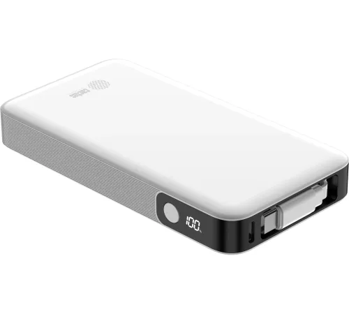Мобильный аккумулятор Cactus CS-PBFSPA-10000 10000mAh 22.5W 4.5A 2xUSB-C белый