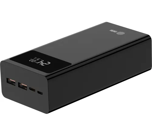 Мобильный аккумулятор Cactus CS-PBFSKA-30000 30000mAh 22.5W 4.5A USB-A/USB-C черный