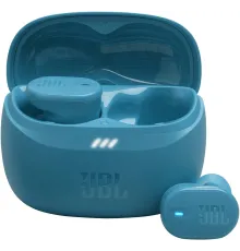 Гарнитура внутриканальные JBL Tune Buds бирюзовый беспроводные bluetooth в ушной раковине (JBLTBUDS2TQE)