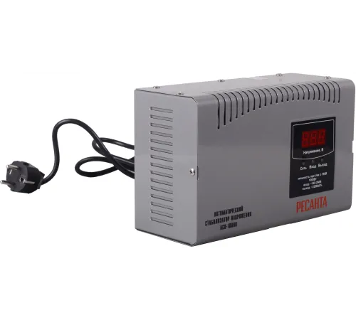 Стабилизатор напряжения Ресанта АСН-1000 Н однофазный серый (63/6/64)