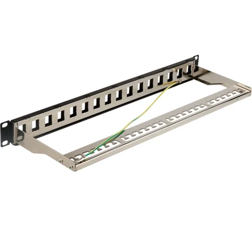 Патч-панель наборная Lanmaster LAN-PPN16OK-STP 19" 1U 16x FTP Патч-панель наборная Lanmaster LAN-PPN16OK-STP 19" 1U 16x FTP