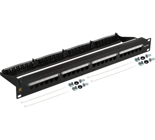 Патч-панель Lanmaster LAN-PPN24U6A 19" 1U 24xRJ45 кат.6A UTP Патч-панель Lanmaster LAN-PPN24U6A 19" 1U 24xRJ45 кат.6A UTP