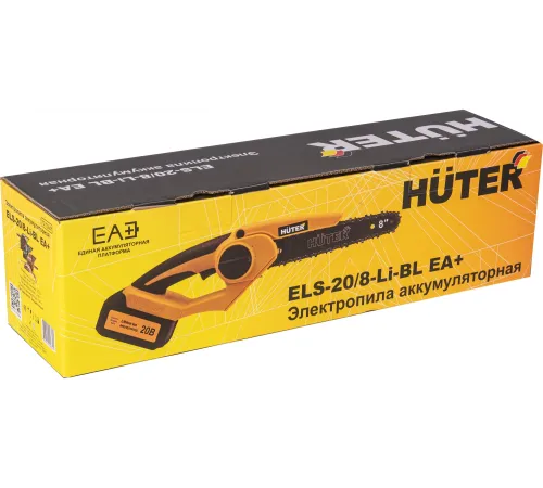 Электрическая цепная пила Huter ELS ELS-20/8-Li-BL дл.шины:8" (20cm) 1аккум. 4Ач ЗУ (70/10/41)
