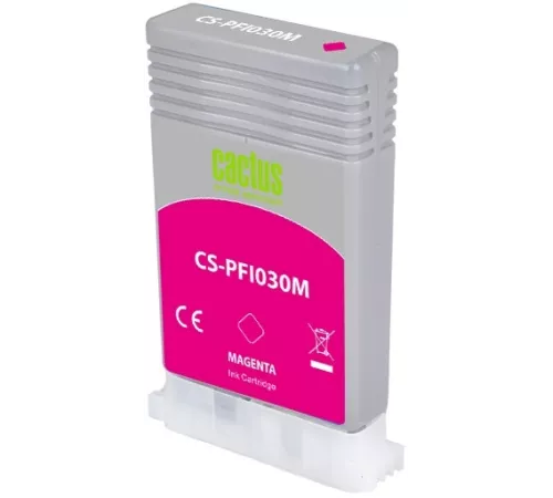 Картридж струйный Cactus CS-PFI030M PFI-030M пурп.пигм. (55мл) для Canon imagePROGRAF TA-20/30