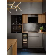 Винный шкаф Lex LWD3017BL dual zone 1-нокамерн. черный