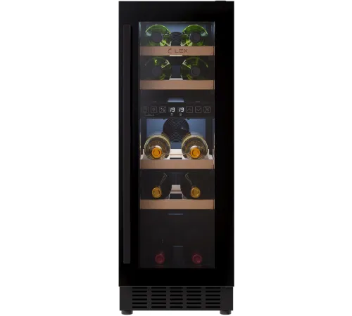 Винный шкаф Lex LWD3017BL dual zone 1-нокамерн. черный