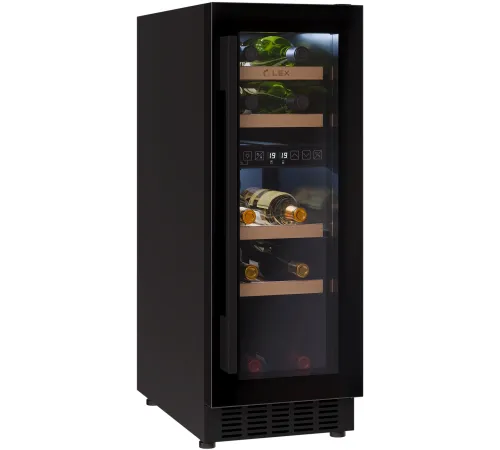 Винный шкаф Lex LWD3017BL dual zone 1-нокамерн. черный