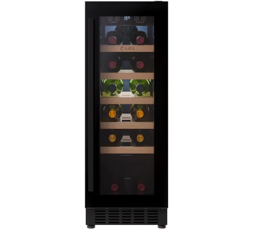 Винный шкаф Lex LWD3020BL 1-нокамерн. черный