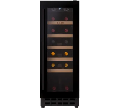 Винный шкаф Lex LWD3020BL 1-нокамерн. черный