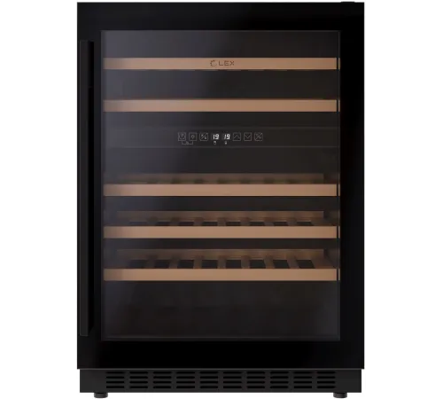 Винный шкаф Lex LWD6046BL dual zone 1-нокамерн. черный Винный шкаф Lex LWD6046BL dual zone 1-нокамерн. черный
